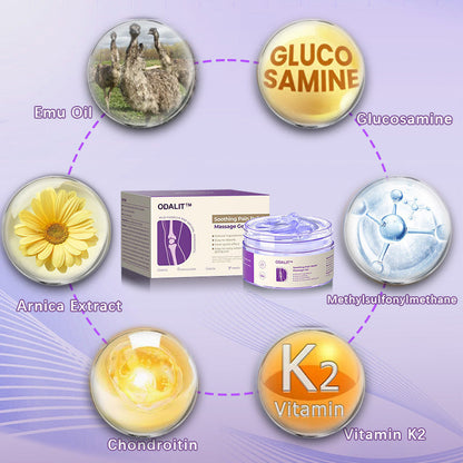 Turmeric & Emu Oil Arthritis Soothing Pain Relief Massage Gel 👨‍⚕️Australian Osteopathic Association （AOA）Approved