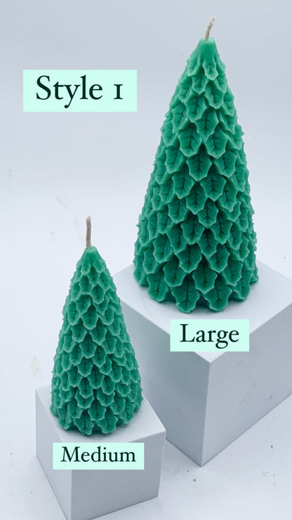 Christmas Tree Candle (Medium Size)